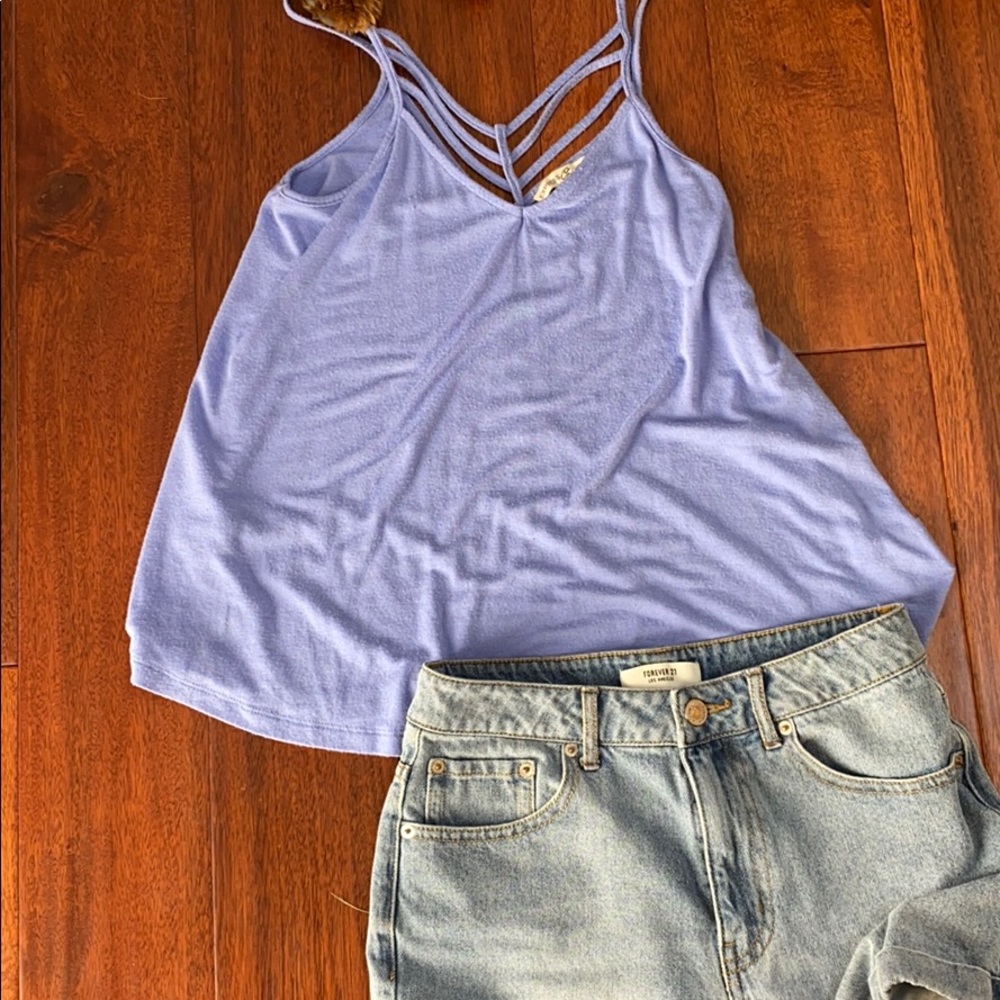 Purple tank
